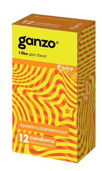 Ароматизированные презервативы Ganzo Juice - 12 шт. - Ganzo - купить с доставкой в Кемерово