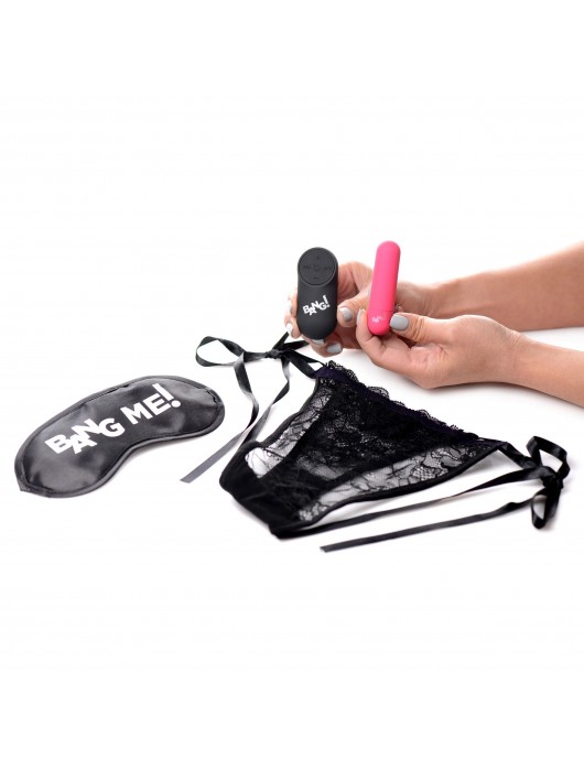 Эротический набор 28X Power Panty Remote Control Bullet Kit - XR Brands - купить с доставкой в Кемерово