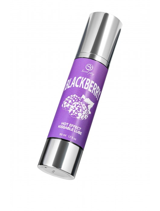 Массажное масло 2-в-1 Blackberry Hot Effect с разогревающим эффектом и вкусом ежевики - 50 мл. - Secret Play - купить с доставкой в Кемерово