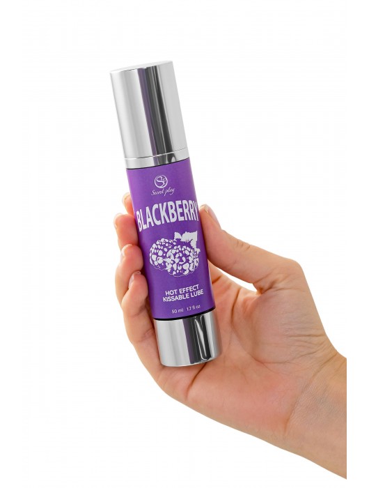 Массажное масло 2-в-1 Blackberry Hot Effect с разогревающим эффектом и вкусом ежевики - 50 мл. - Secret Play - купить с доставкой в Кемерово