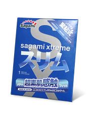 Презерватив Sagami Xtreme FEEL FIT 3D - 1 шт. - Sagami - купить с доставкой в Кемерово