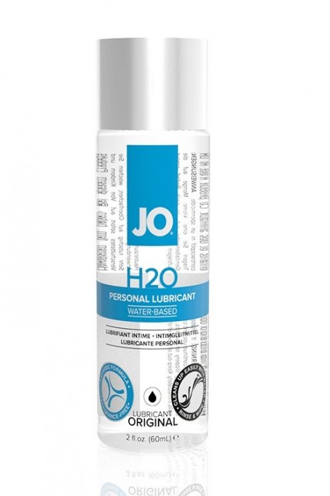 Нейтральный лубрикант на водной основе JO Personal Lubricant H2O - 60 мл. - System JO - купить с доставкой в Кемерово