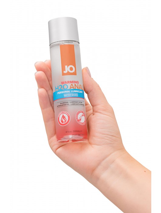 Анальный согревающий лубрикант на водной основе JO Anal H2O Warming - 120 мл. - System JO - купить с доставкой в Кемерово