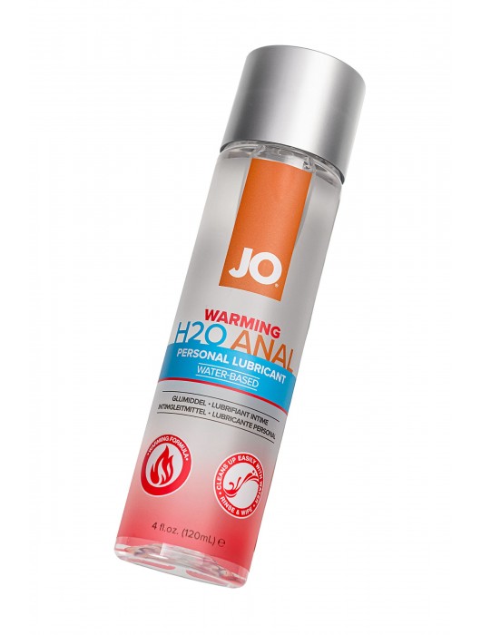Анальный согревающий лубрикант на водной основе JO Anal H2O Warming - 120 мл. - System JO - купить с доставкой в Кемерово