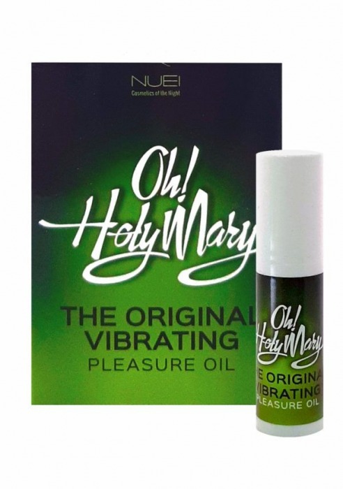 Масло унисекс с эффектом вибрации Oh! Holy Mary - 6 мл. - Nuei cosmetics - купить с доставкой в Кемерово