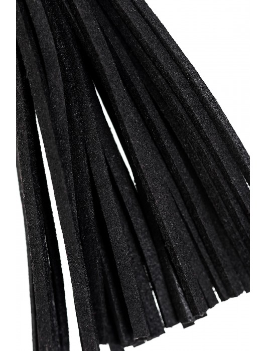 Зажимы на соски «Прищепки» с черными кисточками из замши - Pecado - купить с доставкой в Кемерово