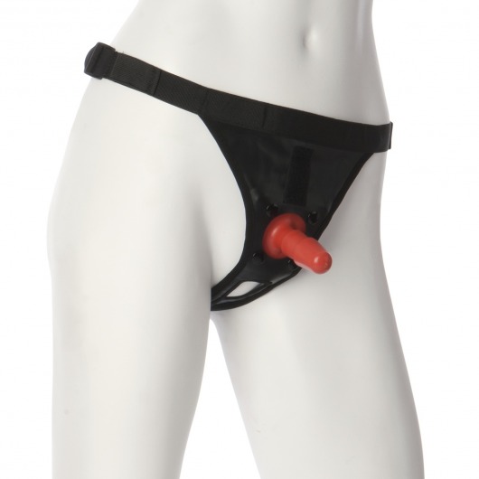 Трусики со штырьком для фиксации насадок Ultra Harness with Plug - Doc Johnson - купить с доставкой в Кемерово