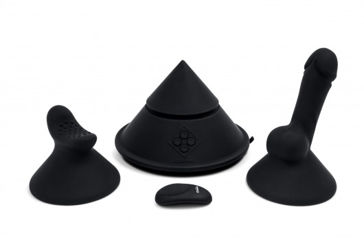 Конусный вибромассажер Cowgirl Cone с 2 насадками - CowGirl - купить с доставкой в Кемерово