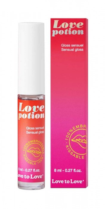 Возбуждающий блеск для губ Love Potion - 8 мл. - Love to Love - купить с доставкой в Кемерово