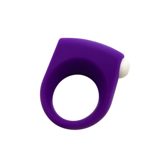 Фиолетовое эрекционное кольцо Puggle Vibrating Ring with Bullet - Adrien Lastic - в Кемерово купить с доставкой