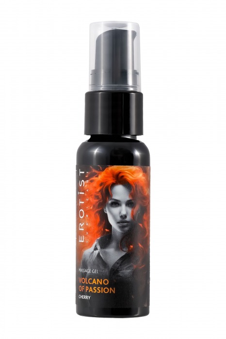 Гель с эффектом вибрации Volcano Of Passion со вкусом вишни - 25 мл. - Erotist Lubricants - купить с доставкой в Кемерово