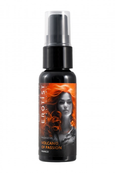 Гель с эффектом вибрации Volcano Of Passion со вкусом манго - 25 мл. - Erotist Lubricants - купить с доставкой в Кемерово