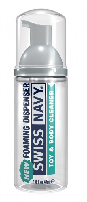 Очищающая пенка для игрушек и тела Toy   Body Cleaner Foamer - 47 мл. - Swiss navy - купить с доставкой в Кемерово