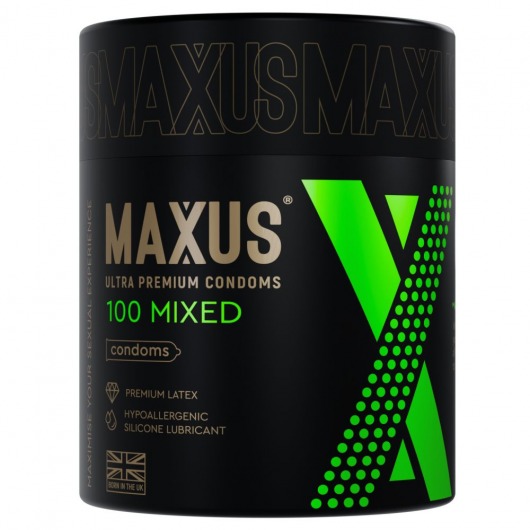 Презервативы MAXUS Mixed - 100 шт. - Maxus - купить с доставкой в Кемерово
