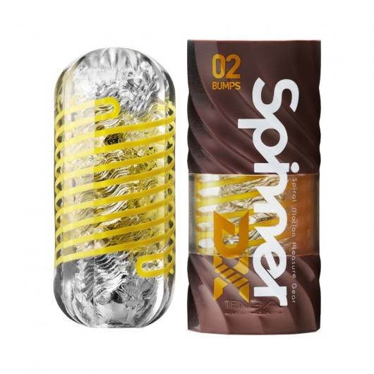 Мастурбатор Tenga Spinner DX 02 Bumps - Tenga - в Кемерово купить с доставкой