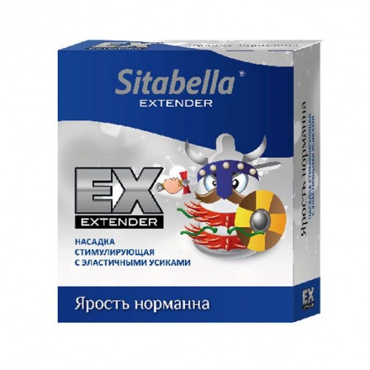 Стимулирующая насадка Sitabella Extender  Ярость норманна - Sitabella - купить с доставкой в Кемерово