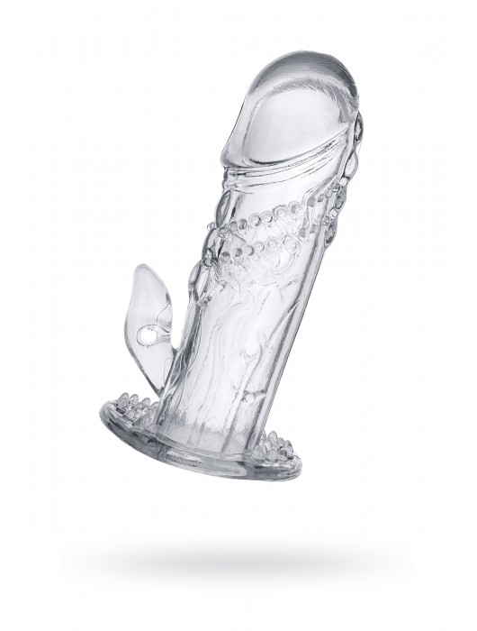 Прозрачная насадка на пенис Uco - 13 см. - A-toys - в Кемерово купить с доставкой