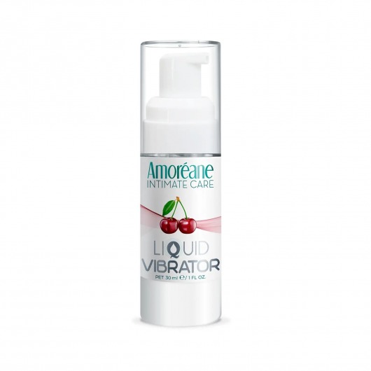 Жидкий вибратор со вкусом вишни Amoreane Cherry - 30 мл. - Amoreane - купить с доставкой в Кемерово