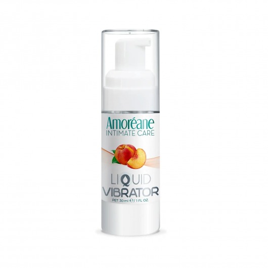 Жидкий вибратор со вкусом персика Amoreane Peach - 30 мл. - Amoreane - купить с доставкой в Кемерово