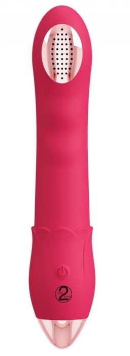 Малиновая насадка на душ с вибрацией Showers to orgasm - 20,1 см. - Orion - купить с доставкой в Кемерово