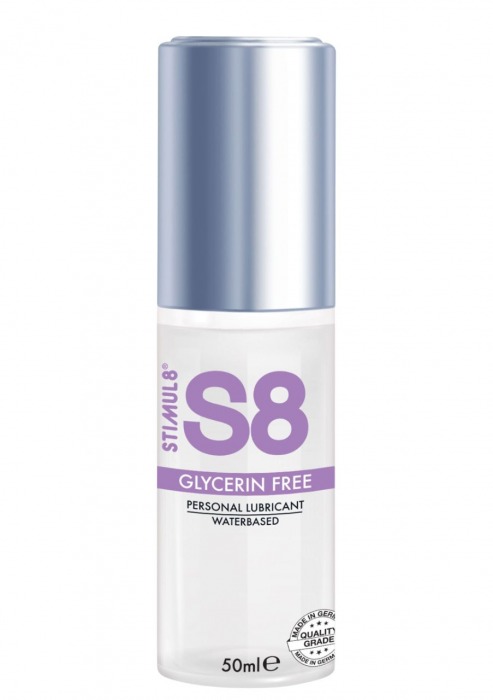 Лубрикант на водной основе S8 Glycerin Free без глицерина - 50 мл. - Stimul8 - купить с доставкой в Кемерово