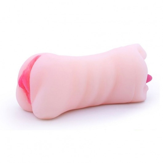 Телесный двусторонний мастурбатор - вагина и ротик - Boys of Toys - в Кемерово купить с доставкой Телесный двусторонний мастурбатор - вагина и ротик - Boys of Toys - в Кемерово купить с доставкой