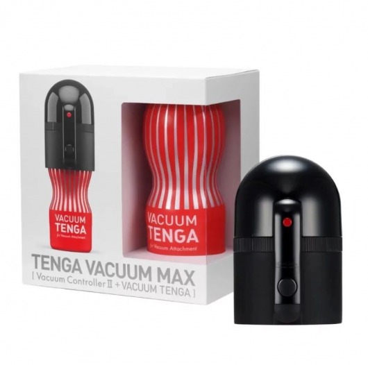 Набор Tenga Vacuum Max: мастурбатор и устройство для создания вакуума - Tenga - в Кемерово купить с доставкой Набор Tenga Vacuum Max: мастурбатор и устройство для создания вакуума - Tenga - в Кемерово купить с доставкой