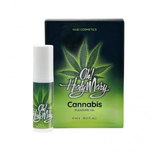 Стимулирующее масло Oh! Holy Mary Cannabis Pleasure Oil - 6 мл. - Nuei cosmetics - купить с доставкой в Кемерово