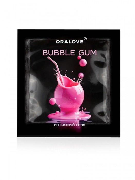 Саше съедобной оральной смазки OraLove с ароматом бабл-гам - 3 гр. - Биоритм - купить с доставкой в Кемерово