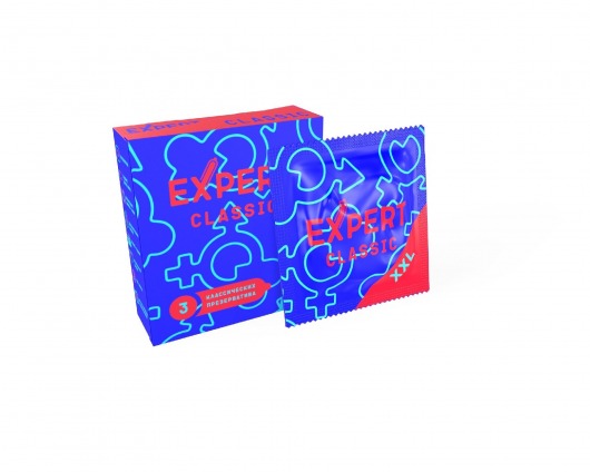 Презервативы увеличенного размера Expert Classic XXL - 3 шт. - Expert - купить с доставкой в Кемерово