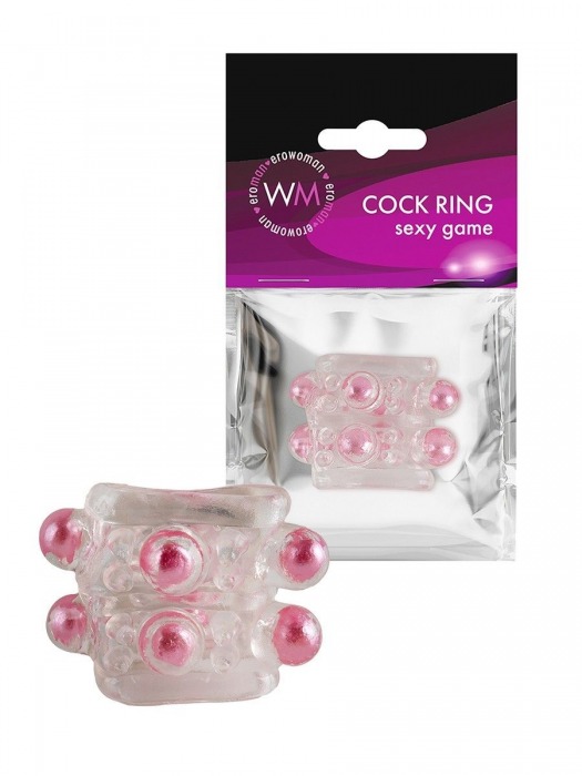 Прозрачная насадка на пенис с цветными шариками - Erowoman-Eroman - в Кемерово купить с доставкой