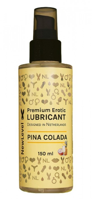 Ароматизированный лубрикант на водной основе NewLevel Pina Colada - 150 мл. - NewLevel - купить с доставкой в Кемерово