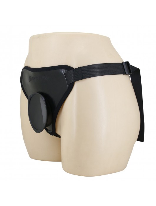 Черные трусики харнесс с платформой Caludio I - Baile - купить с доставкой в Кемерово