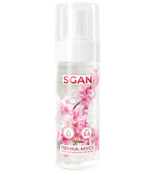 Пенка-мусс для интимной гигиены SGAN с пребиотиками - 150 мл. - SGAN - купить с доставкой в Кемерово