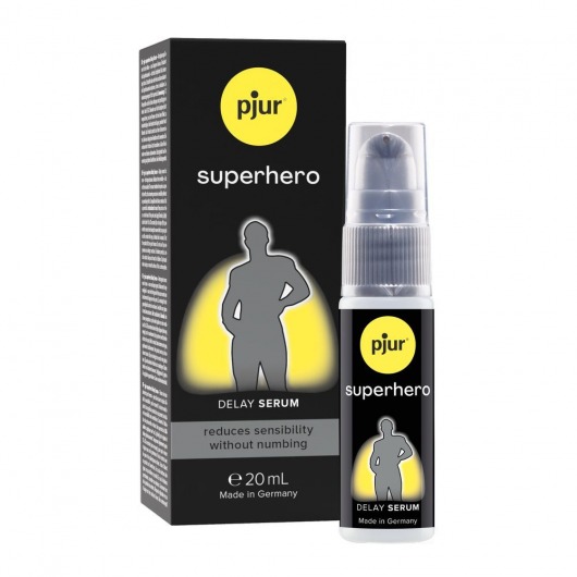 Пролонгатор-сыворотка pjur Superhero Delay Serum - 20 мл. - Pjur - купить с доставкой в Кемерово