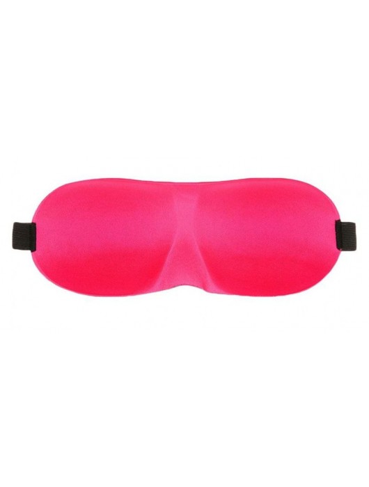 Розовая глухая маска на резинке - Sitabella - купить с доставкой в Кемерово