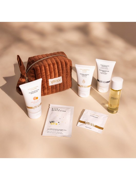 Набор YESforLOV La Trousse Enchantée в коричневой косметичке - YESforLOV - купить с доставкой в Кемерово