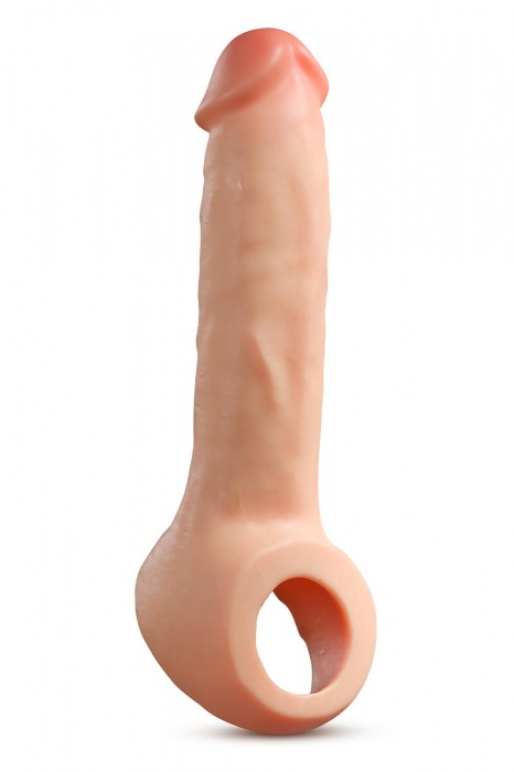 Телесная насадка-удлинитель Thrive 8.75 Inch Realistic Penis Extender Sleeve - 22,2 см. - Blush Novelties - в Кемерово купить с доставкой