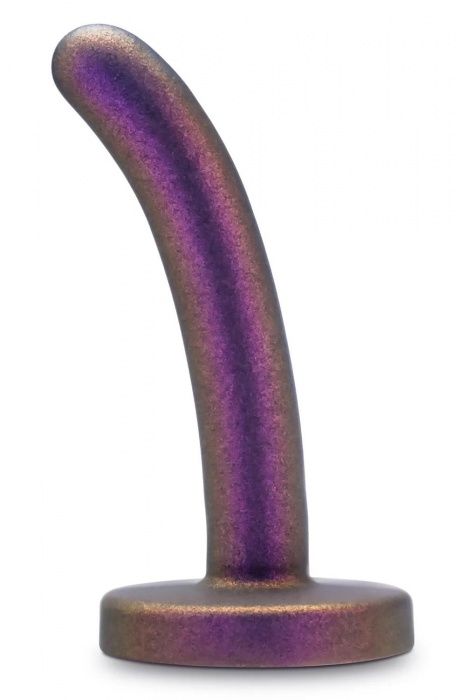 Фиолетовая насадка с гладкой поверхностью Surrender 4.75 Inch Beginner Pegging Dildo - 12 см. - Blush Novelties - купить с доставкой в Кемерово