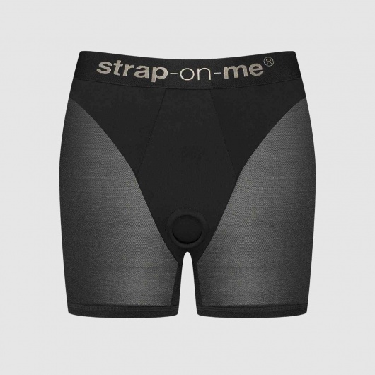 Трусики-шорты для фиксации насадок Strap-on-me Harness Lingerie Halo - size XS - Strap-on-me - купить с доставкой в Кемерово