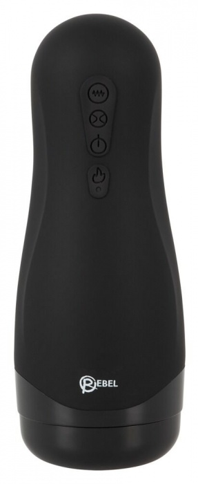 Черный вибромастурбатор с подогревом Masturbator with 3 Functions - Orion - в Кемерово купить с доставкой