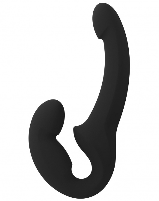 Черный безремневой страпон Share Lite - Fun Factory - купить с доставкой в Кемерово