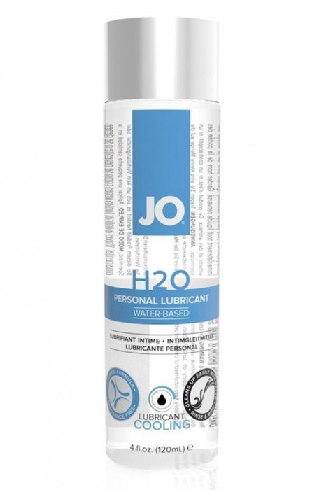 Охлаждающий лубрикант на водной основе JO Personal Lubricant H2O COOLING - 120 мл. - System JO - купить с доставкой в Кемерово