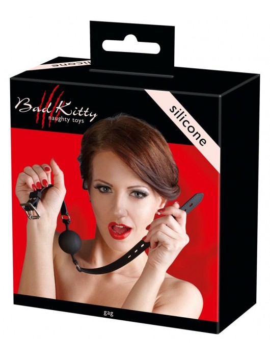 Средний силиконовый кляп-шар на регулируемых ремешках - Orion - купить с доставкой в Кемерово