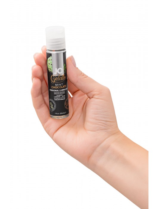 Лубрикант с ароматом мятного шоколада JO GELATO MINT CHOCOLATE - 30 мл. - System JO - купить с доставкой в Кемерово