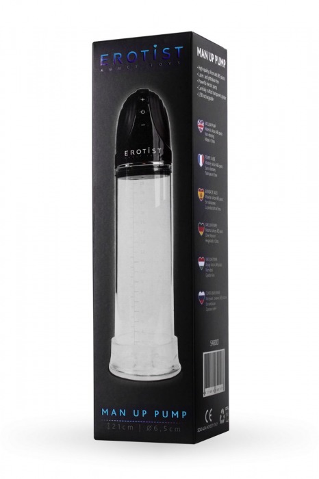 Автоматическая вакуумная помпа Man up pump - Erotist Adult Toys - в Кемерово купить с доставкой