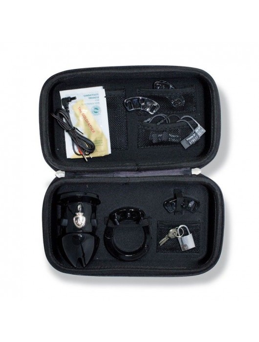 Пояс верности с электростимуляцией Mystim Pubic Enemy No1 Black Edition - MyStim - купить с доставкой в Кемерово