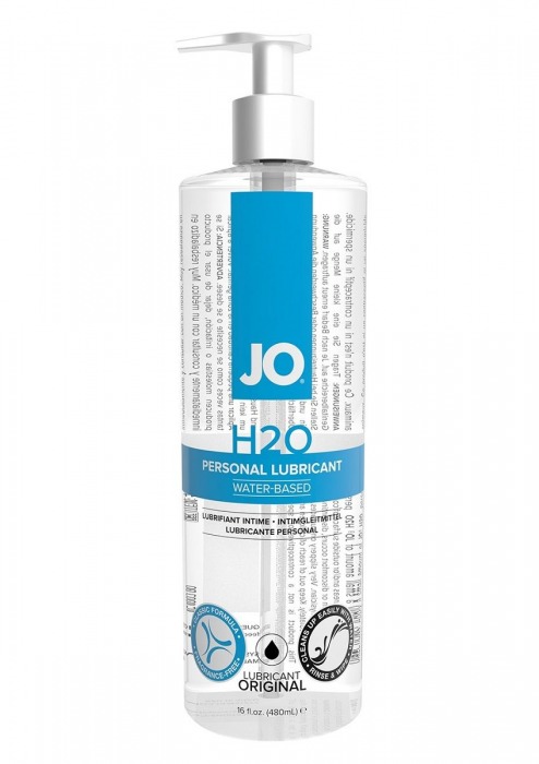 Лубрикант на водной основе JO Personal Lubricant H2O с дозатором - 480 мл. - System JO - купить с доставкой в Кемерово