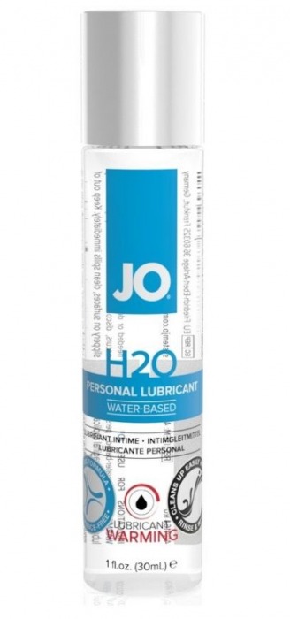 Возбуждающий лубрикант на водной основе JO Personal Lubricant H2O Warming - 30 мл. - System JO - купить с доставкой в Кемерово