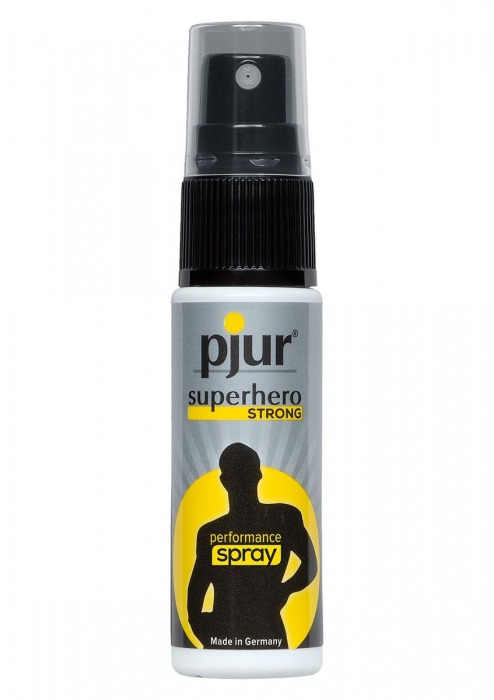 Спрей-пролонгатор длительного действия pjur SUPERHERO Strong Spray - 20 мл. - Pjur - купить с доставкой в Кемерово